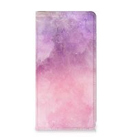Bookcase Samsung Galaxy S23 Plus Pink Purple Paint