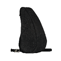 Healthy Back Bag Textured Nylon Large Baglett Zwart