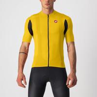 Castelli Superleggera 2 korte mouw fietsshirt geel heren L