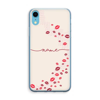 Kusjes: iPhone XR Transparant Hoesje