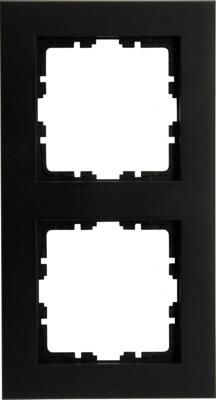 Kopp HK07 PURE mat zwart 2 voudig afdekraam - 4624710