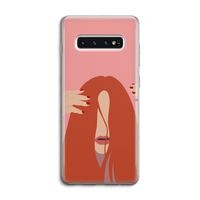 Woke up like this: Samsung Galaxy S10 4G Transparant Hoesje