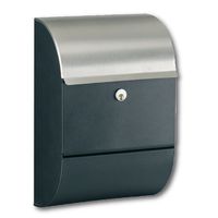Brievenbus Allux 3000 Zwart/RVS Brievenbus Allux 3000 Zwart/RVS