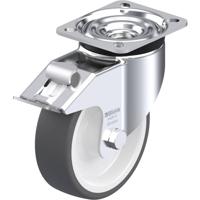 Blickle LK-POTH 125R-1-FI Zwenkwiel met rem Wieldiameter: 125 mm Draagvermogen (max.): 350 kg 1 stuk(s)