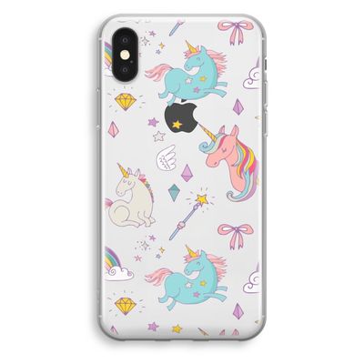 Fantasiewereld: iPhone X Transparant Hoesje