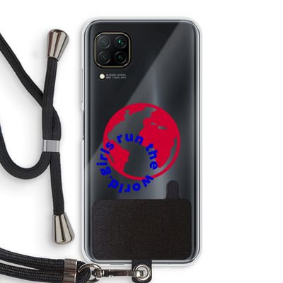 Run The World: Huawei P40 Lite Transparant Hoesje met koord