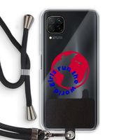 Run The World: Huawei P40 Lite Transparant Hoesje met koord