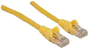 Intellinet 342353 RJ45 Netwerkkabel, patchkabel CAT 6 U/UTP 1.50 m Geel 1 stuk(s)