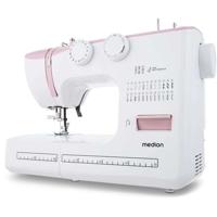 Naaimachine - MEDION - SM 60 - 62W - 24 steken + dubbele steken - 700 tpm - LED - Roze