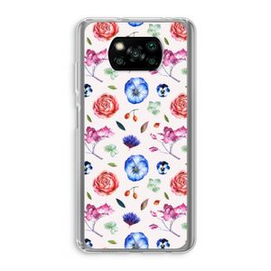 Bloemetjes: Xiaomi Poco X3 NFC Transparant Hoesje