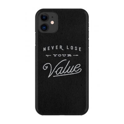 Never lose your value: Volledig geprint iPhone 11 Hoesje