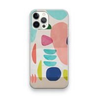 Bold Rounded Shapes: iPhone 12 Pro Transparant Hoesje