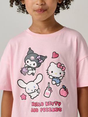 T-shirt met korte mouwen Hello Kitty lichtroze T-shirt met korte mouwen Hello Kitty lichtroze