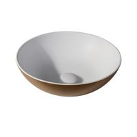 Waskom By Goof Sanne | 38.5 cm | Solid surface | Rond | Goud - thumbnail