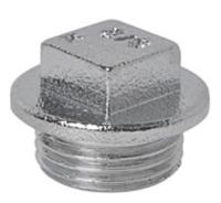 Kirchhoff Messing stekker, chroom, 1/2"ET - 989422155