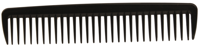 Hair Mode Haarkam Lang Zwart 18cm