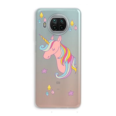 Roze eenhoorn: Xiaomi Mi 10T Lite 5G Transparant Hoesje