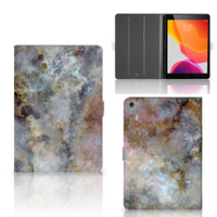 iPad 10.2 2019 | iPad 10.2 2020 | 10.2 2021 Leuk Tablet hoesje Marmer Grijs - thumbnail