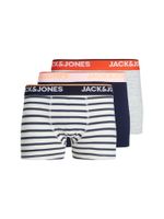 Jack & Jones Jack & Jones JACDAVE Boxershorts Heren Gestreept 3-Pack - thumbnail