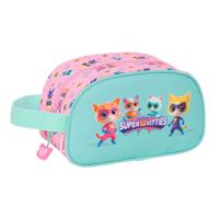 Reistasje SuperKitties Roze Turkoois 26 x 15 x 12 cm