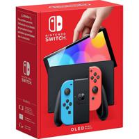 Nintendo Switch OLED console 64 GB Neonrood, Neonblauw