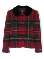 Ralph Lauren Kids veste bomber à motif tartan - Rouge