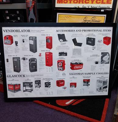 Coca-Cola Salesman Poster in Lijst - 97 x 66cm