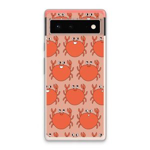 Krab: Google Pixel 6 Transparant Hoesje