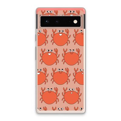 Krab: Google Pixel 6 Transparant Hoesje