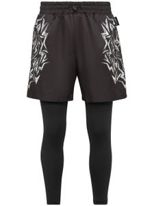 Plein Sport legging Thunder Tiger - Noir