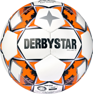 Derbystar Voetbal Brillant TT AG wit zwart oranje 1132