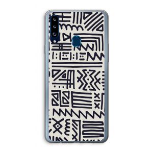 Marrakech print: Samsung Galaxy A20s Transparant Hoesje
