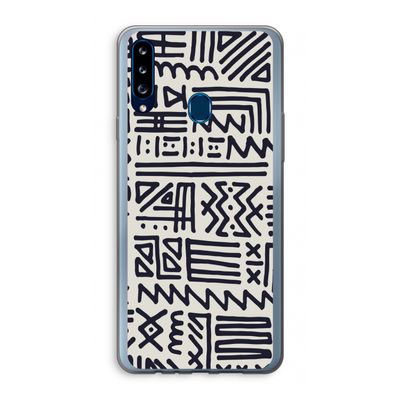 Marrakech print: Samsung Galaxy A20s Transparant Hoesje