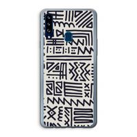 Marrakech print: Samsung Galaxy A20s Transparant Hoesje