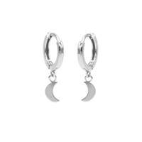 Karma Oorringen Hinged Hoops Moon Zilver