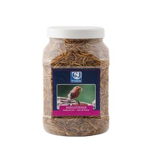 Gedroogde meelwormen pot 440 gram