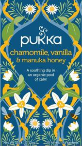 Chamomile vanille/manuka honing bio
