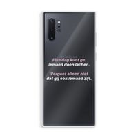 gij zijt ook iemand: Samsung Galaxy Note 10 Plus Transparant Hoesje
