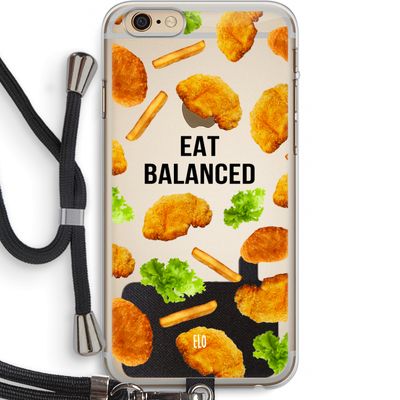 Eat Balanced: iPhone 6 PLUS / 6S PLUS Transparant Hoesje met koord