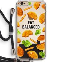 Eat Balanced: iPhone 6 PLUS / 6S PLUS Transparant Hoesje met koord