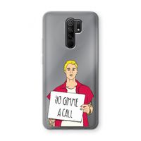Gimme a call: Xiaomi Redmi 9 Transparant Hoesje