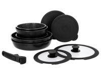 SILVERCREST 10-delige pannenset incl. afneembaar handvat