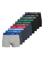 Jack and Jones 10-Pack heren boxershorts - Katoenen Multipack ondergoed heren - Voordeelverpakking