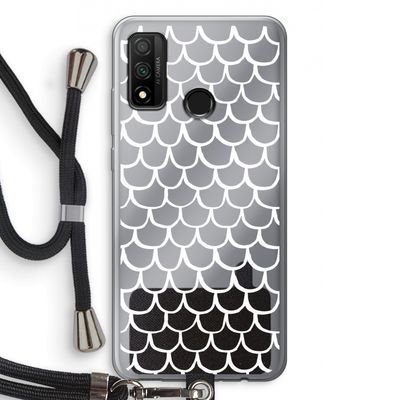 Dakpannetjes: Huawei P Smart (2020) Transparant Hoesje met koord