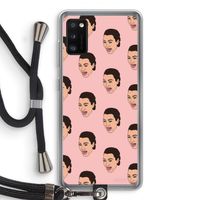 Ugly Cry Call: Samsung Galaxy A41 Transparant Hoesje met koord Ugly Cry Call: Samsung Galaxy A41 Transparant Hoesje met koord