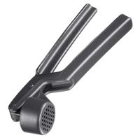 Westmark Knoflookpers - zwart - aluminium - 16 cm - keuken gerei - met nauwkeurig gefreesde kom en Westmark Knoflookpers - zwart - aluminium - 16 cm - keuken gerei - met nauwkeurig gefreesde kom en