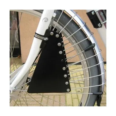 Zadel Op Stang Spaakafschermer - Zwart - Aluminium