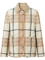 Burberry veste matelassée à motif Vintage Check - Tons neutres