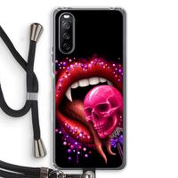 Dodelijk zoet: Sony Sony Xperia 10 III Transparant Hoesje met koord