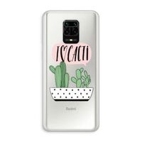 I love cacti: Xiaomi Redmi Note 10 Lite Transparant Hoesje